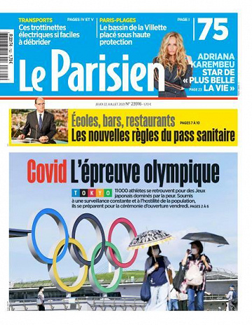Le Parisien du Jeudi 22 Juillet 2021