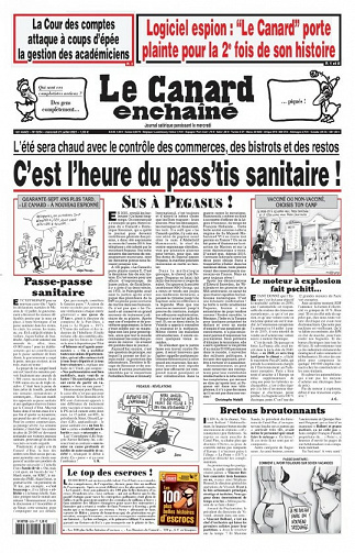 Le Canard enchaîné N°5254 - 21 Juillet 2021