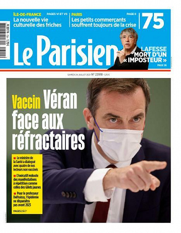 Le Parisien du Samedi 24 Juillet 2021