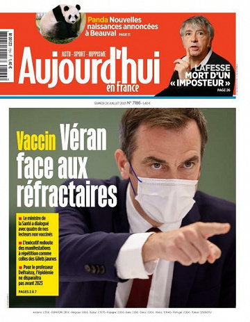 Aujourd’hui en France - 24 Juillet 2021