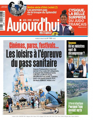 Aujourd’hui en France - 27 Juillet 2021