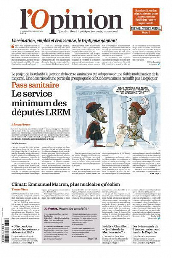 L’Opinion - 28 Juillet 2021