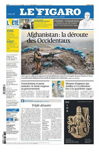 Le Figaro du Vendredi 30 Juillet 2021