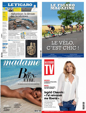 Pack Le Figaro et ses 3 suppléments - Vendredi 30 Juillet 2021