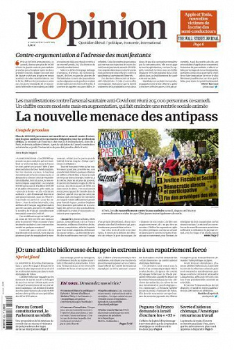 L’Opinion - 2 Août 2021