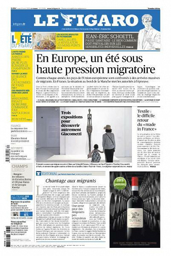 Le Figaro du Mardi 3 Août 2021