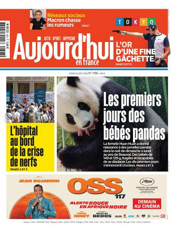 Aujourd’hui en France - 3 Août 2021