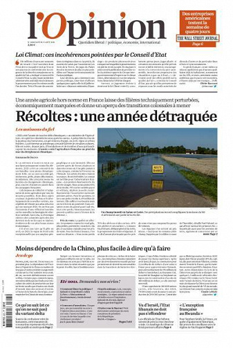 L’Opinion - 5 Août 2021