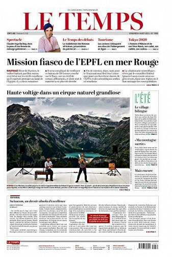 Le Temps - 6 Août 2021