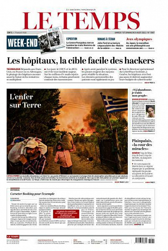 Le Temps - 7-8 Août 2021