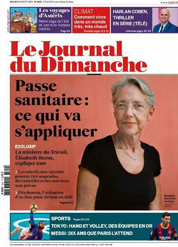 Le Journal du Dimanche - 8 Août 2021