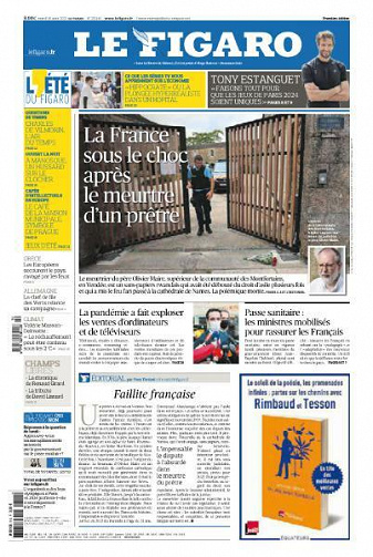 Le Figaro du Mardi 10 Août 2021