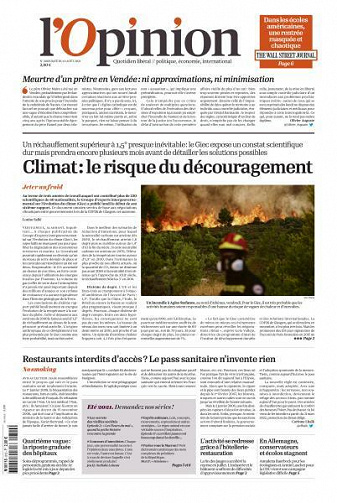 L’Opinion - 10 Août 2021