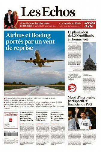 Les Echos du Mercredi 11 Août 2021