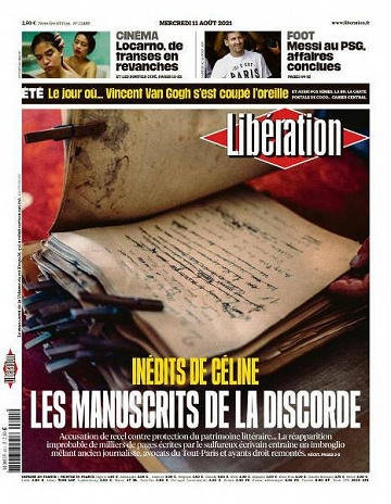 Libération du Mercredi 11 Août 2021