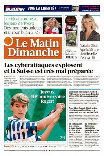 Le Matin Dimanche - 8 Août 2021