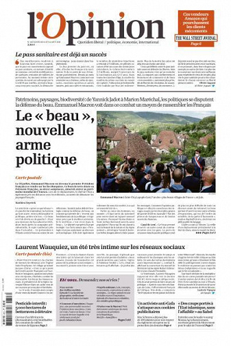 L’Opinion - 13-14 Août 2021
