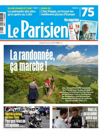 Le Parisien du Vendredi 13 Août 2021