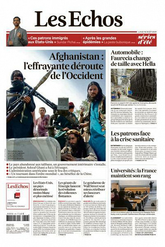 Les Echos du Lundi16 Août 2021