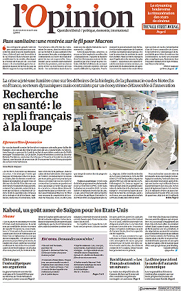 L’Opinion - 16 Août 2021