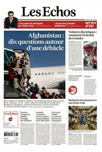 Les Echos du Mardi 17 Août 2021