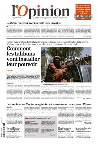 L’Opinion - 17 Août 2021