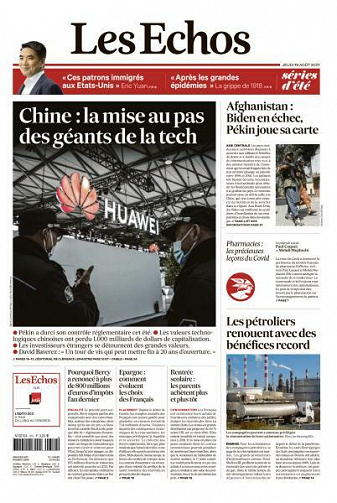 Les Echos du Jeudi 19 Août 2021
