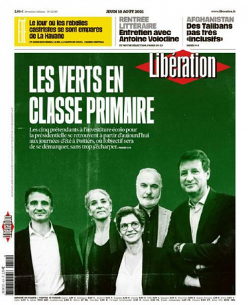 Libération du Jeudi 19 Août 2021