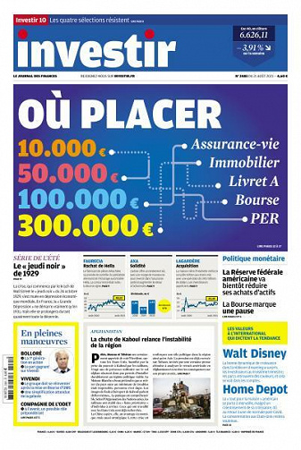 Investir - 21 Août 2021