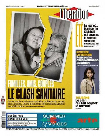 Libération du Samedi 21 et Dimanche 22 Août 2021