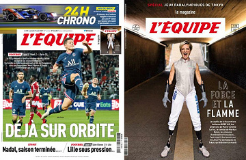 Pack L’Equipe + L’Equipe Magazine - Samedi 21 Août 2021