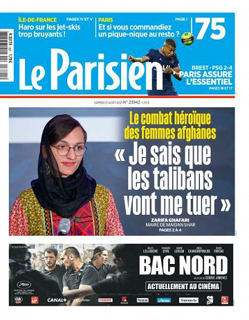 Le Parisien du Samedi 21 Août 2021