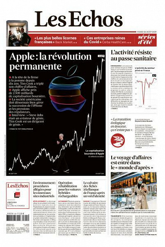 Les Echos du Mardi 24 Août 2021