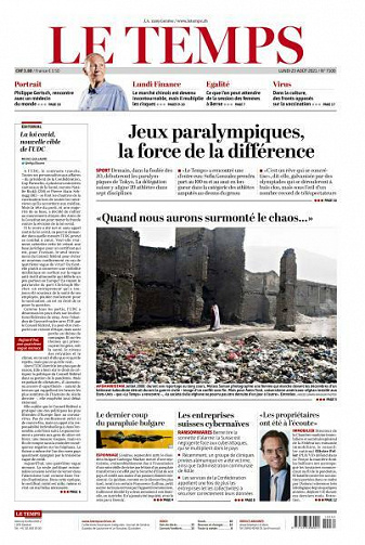 Le Temps - 23 Août 2021