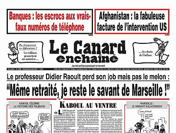Le Canard enchaîné - 25 Aout 2021