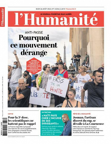 L’Humanite - 26 Août 2021