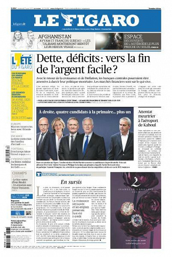 Le Figaro du Vendredi 27 Août 2021