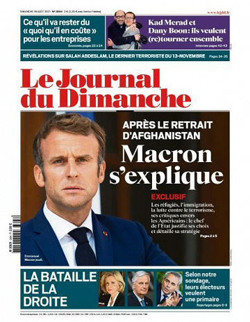 Le Journal du Dimanche - 29 Août 2021