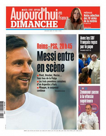 Aujourd’hui en France - 29 Août 2021