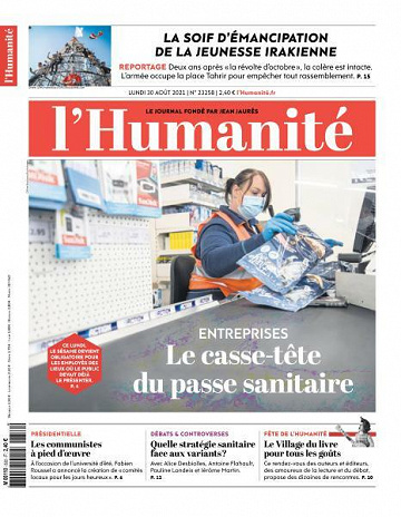 L’Humanite - 30 Août 2021