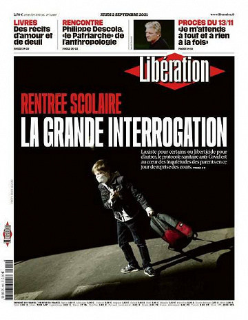 Libération du Jeudi 2 Septembre 2021
