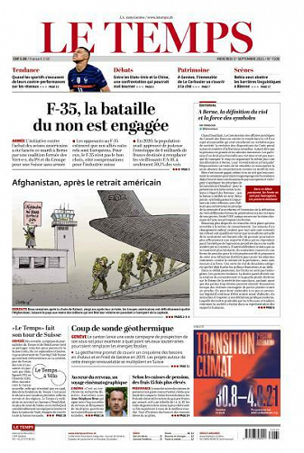 Le Temps - 1 Septembre 2021