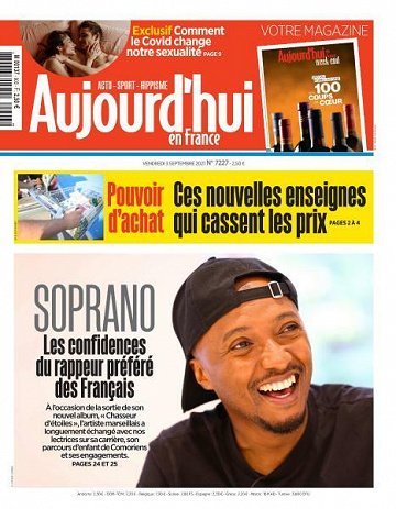 Aujourd’hui en France - 3 Septembre 2021