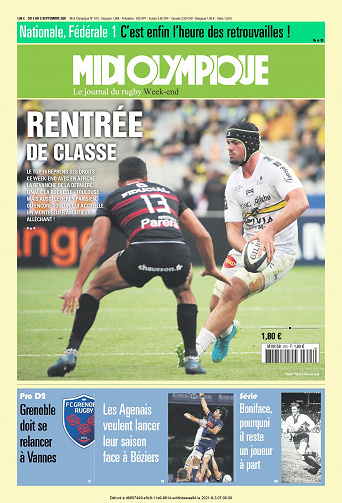 Midi Olympique Vert - 03 Septembre 2021