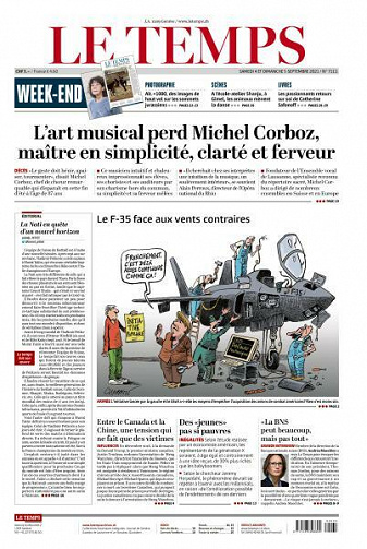 Le Temps - 4-5 Septembre 2021