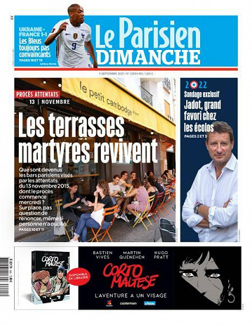 Le Parisien du Dimanche 5 Septembre 2021