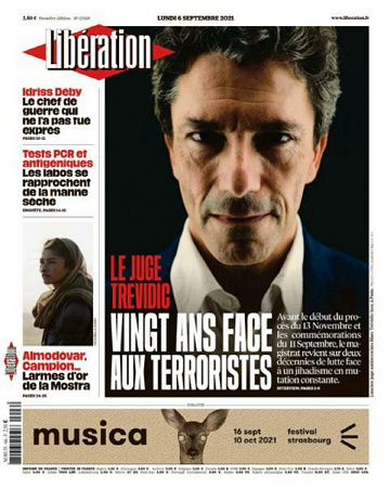 Libération du Lundi 6 Septembre 2021
