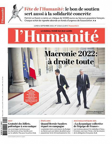 L’Humanite - 6 Septembre 2021