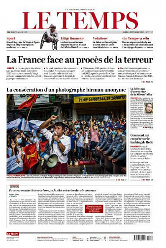 Le Temps - 6 Septembre 2021