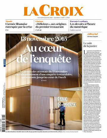 La Croix - 8 Septembre 2021